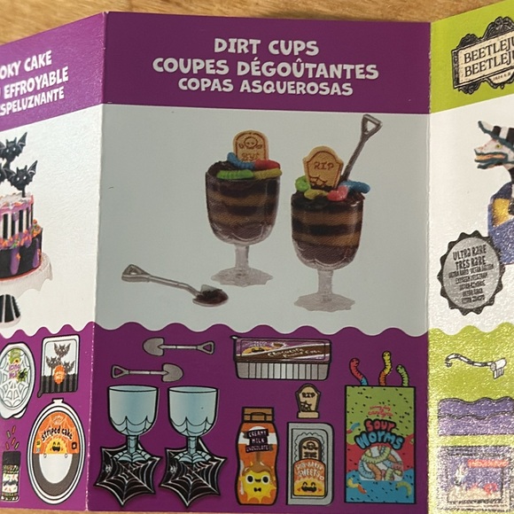 Brand New Miniverse Make it Mini Halloween Worms and Dirt Cups - Picture 3 of 3